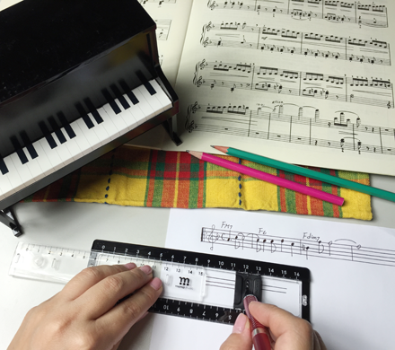 College of music, musical theory, Five-line staff, Tabs , Music ruler, Music stationery, Music goods, Music gifts, Piano